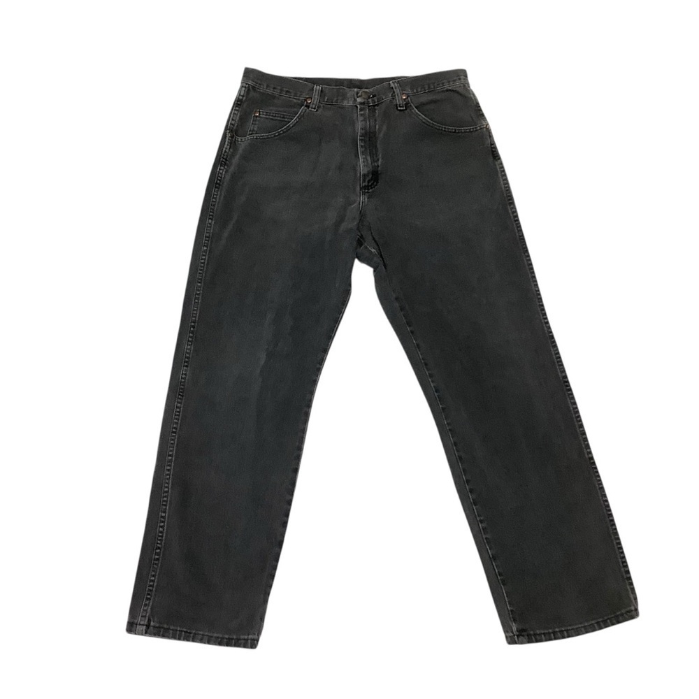 Wrangler Cowboy Cut Relaxed Fit Jeans Sz 35W 30L Black